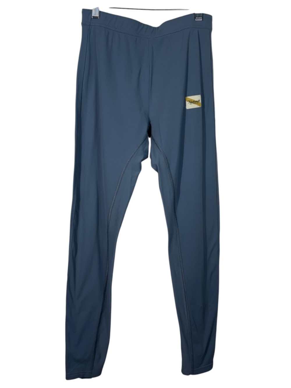 Tracksmith Men's Light Blue Lagoon Turnover Athletic Tights Large L Running Gym